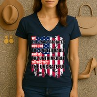 Veterans Must Do The Unthinkable Women's V-Neck T-Shirt