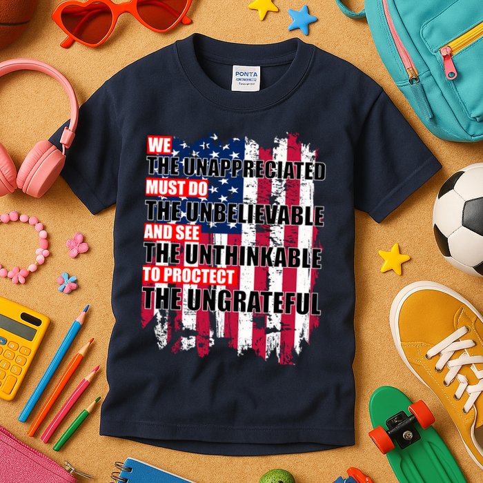 Veterans Must Do The Unthinkable Kids T-Shirt
