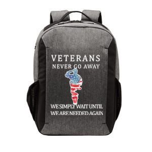 Veterans Never Go Away Vector Backpack