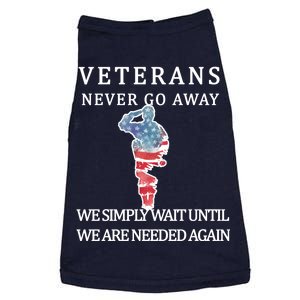 Veterans Never Go Away Doggie Tank