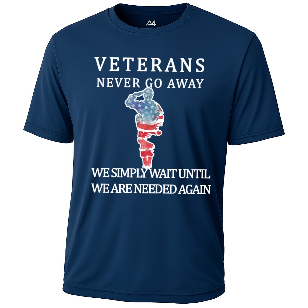 Veterans Never Go Away Cooling Performance Crew T-Shirt