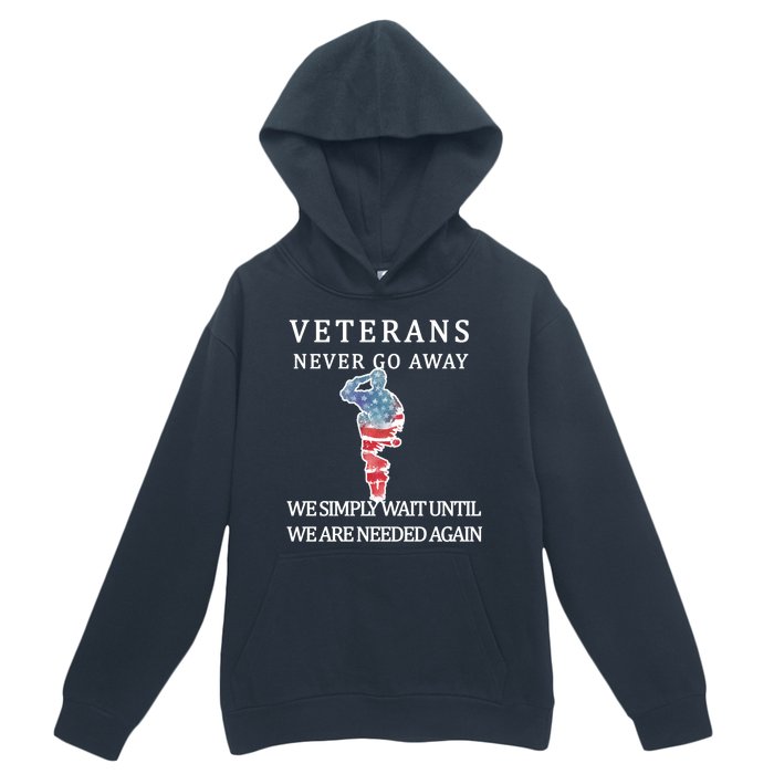 Veterans Never Go Away Urban Pullover Hoodie