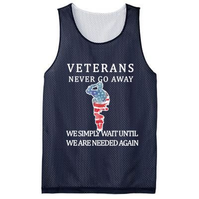 Veterans Never Go Away Mesh Reversible Basketball Jersey Tank