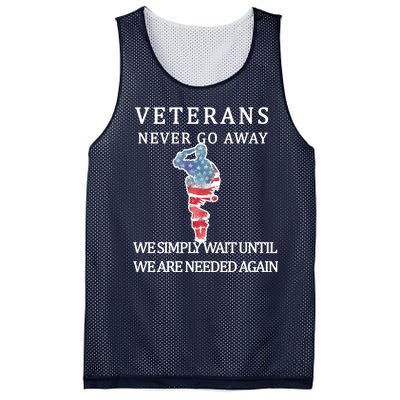 Veterans Never Go Away Mesh Reversible Basketball Jersey Tank