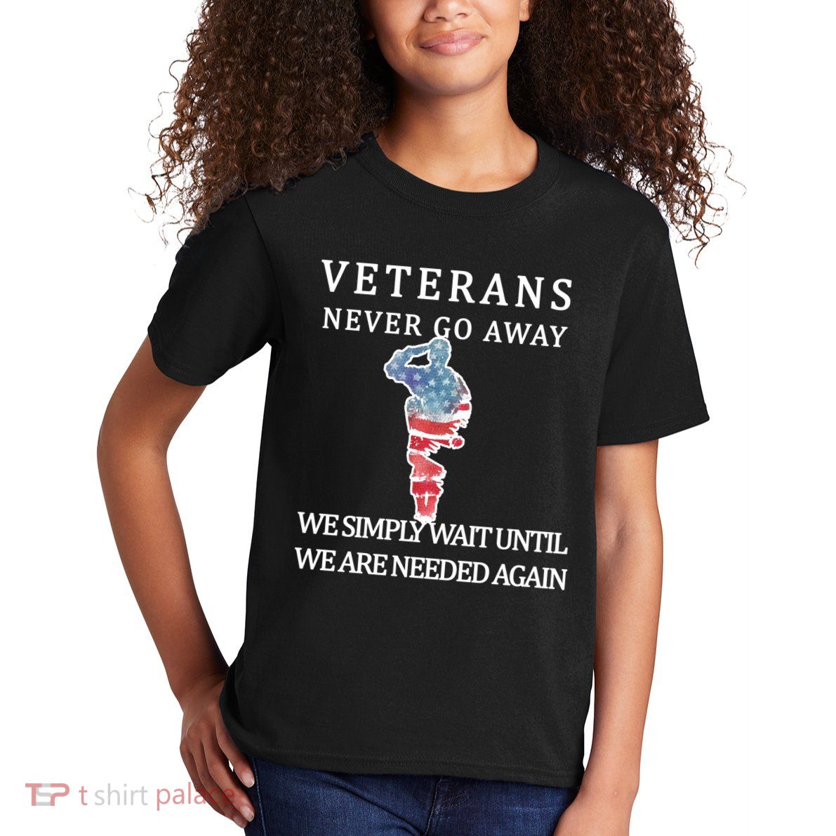 Veterans Never Go Away Kids T-Shirt