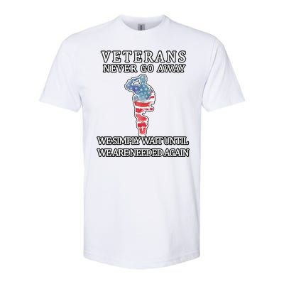 Veterans Never Go Away Softstyle® CVC T-Shirt