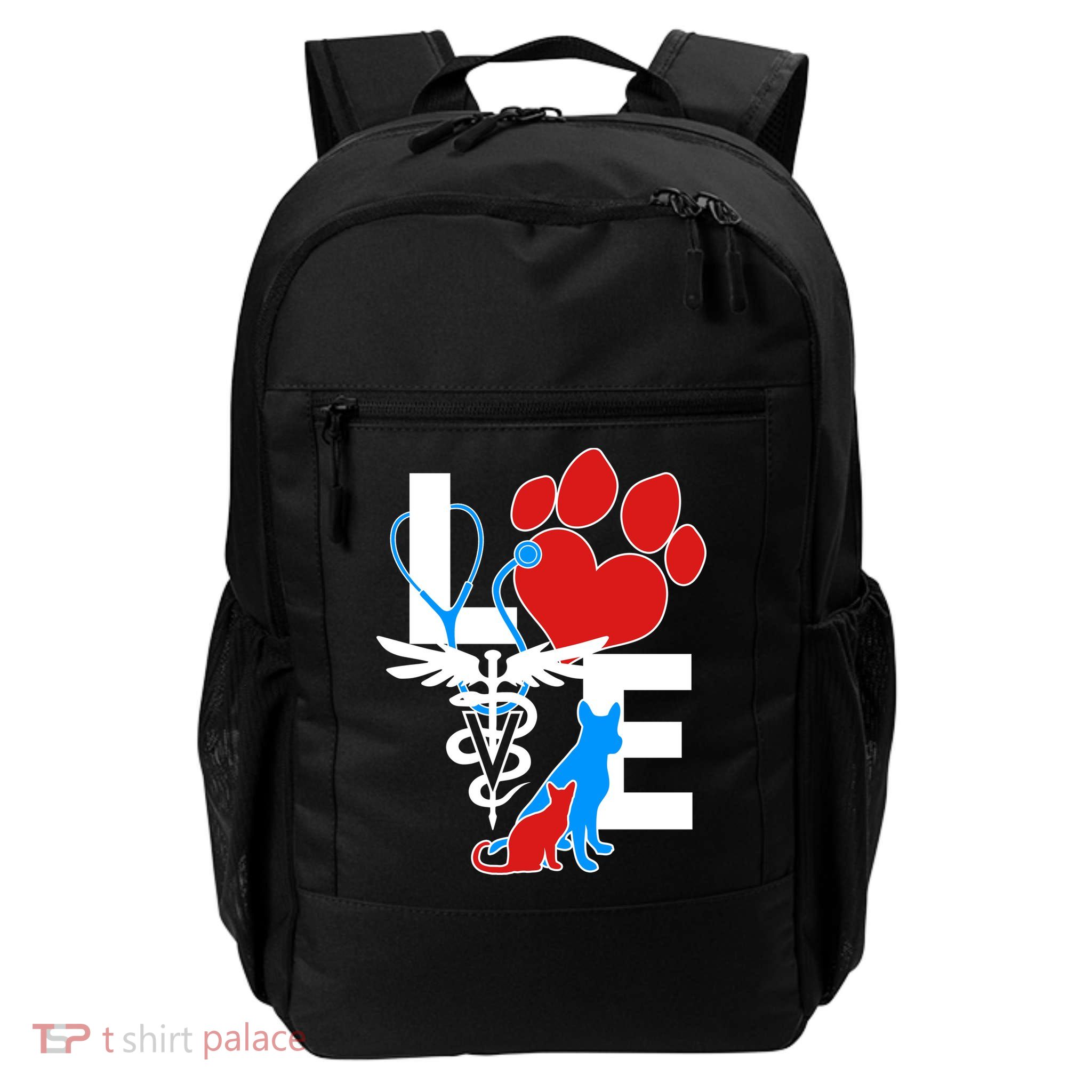 Veterinarian Love Cat and Dog Daily Commute Backpack
