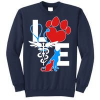 Veterinarian Love Cat and Dog Sweatshirt