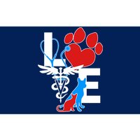 Veterinarian Love Cat and Dog Bumper Sticker