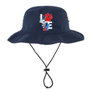 Veterinarian Love Cat and Dog Legacy Cool Fit Booney Bucket Hat