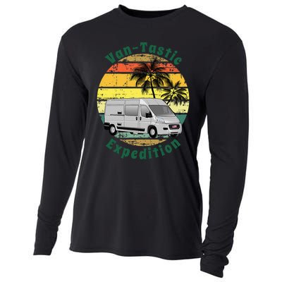 VanTastic Expedition Vanlife Van Camper Lover Cooling Performance Long Sleeve Crew