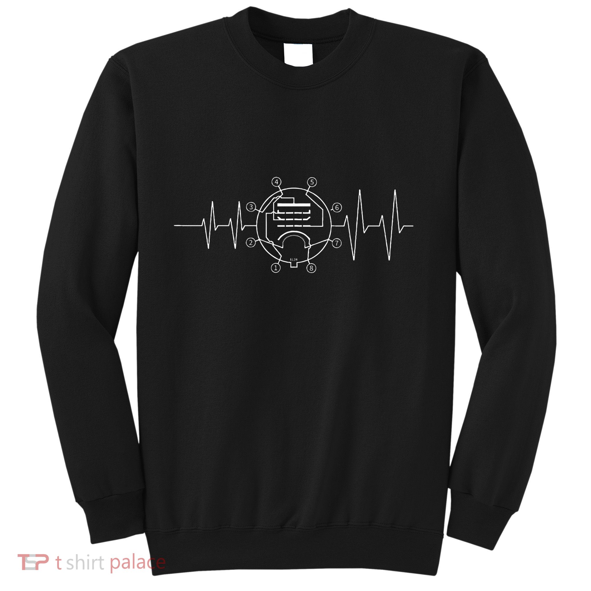 Vintage El34 Vacuum Tube Pinout Tube Amp Sweatshirt