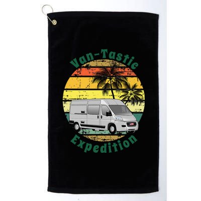 VanTastic Expedition Vanlife Van Camper Lover Platinum Collection Golf Towel