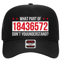 V8 Engine What Part Of 18436572 Dont You Understand Trucker Hat