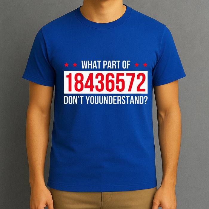 V8 Engine What Part Of 18436572 Dont You Understand T-Shirt