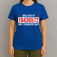 V8 Engine What Part Of 18436572 Dont You Understand T-Shirt