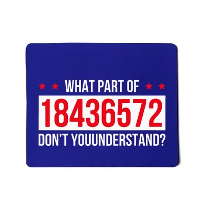 V8 Engine What Part Of 18436572 Dont You Understand Mousepad
