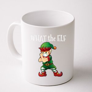 Vaccinated Elf What The Elf Gift Coffee Mug