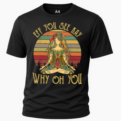 Vintage EFF You See Kay Why Oh You Tattooed Girl Yoga Performance Shirt