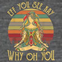 Vintage EFF You See Kay Why Oh You Tattooed Girl Yoga Wool Snapback Cap