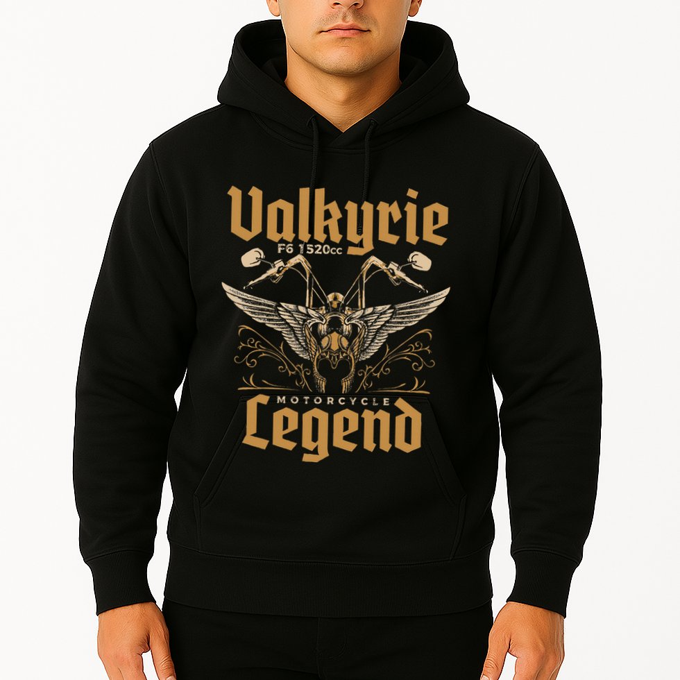 Valkyrie F6 1520cc Motorcycle Legend Biker Hoodie