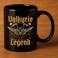Valkyrie F6 1520cc Motorcycle Legend Biker 11oz C Handle Ceramic Mug