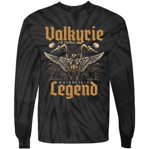 Valkyrie F6 1520cc Motorcycle Legend Biker Tie-Dye Long Sleeve Shirt