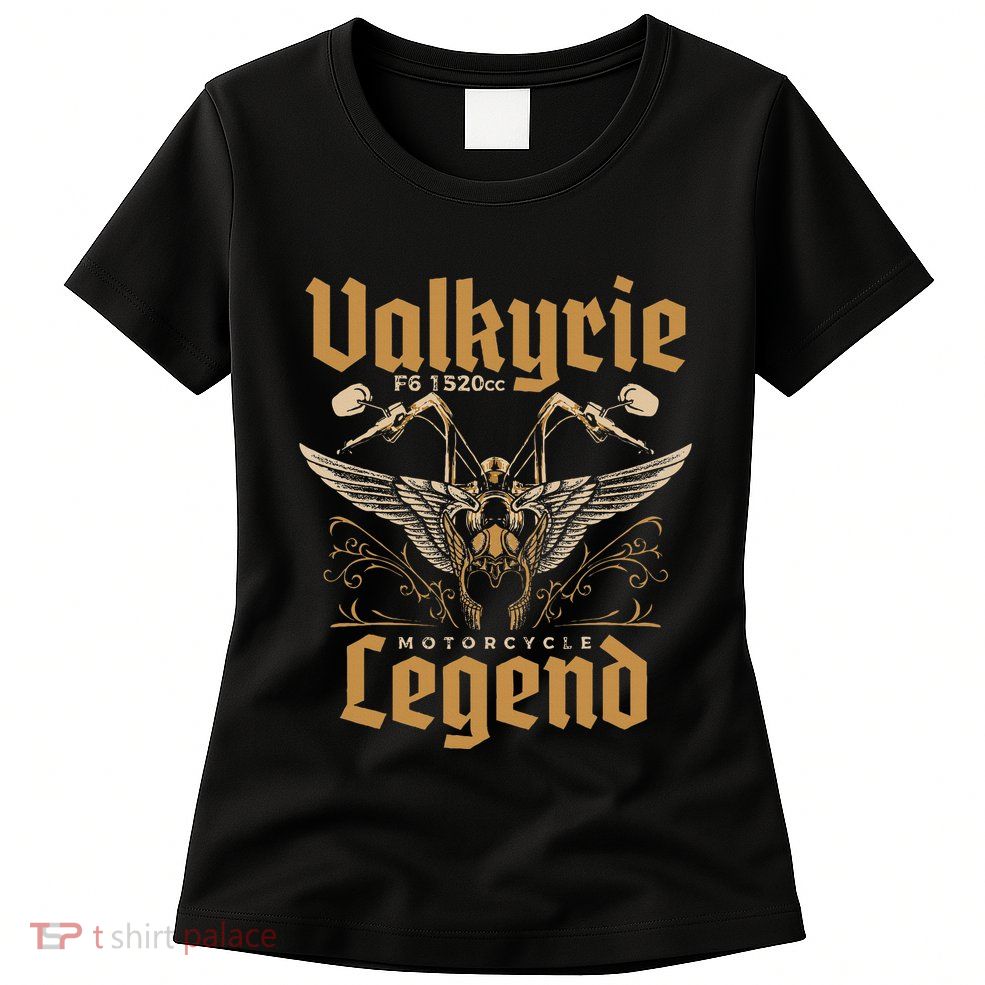 Valkyrie F6 1520cc Motorcycle Legend Biker Womens T-Shirt