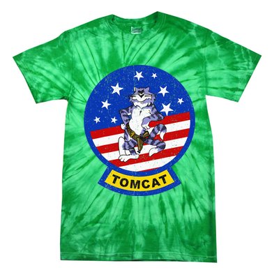 Vintage F 14 Tomcat Tie-Dye T-Shirt