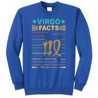 Virgo Facts 1 Awesome Zodiac Sign Vintage Retro Gift Sweatshirt