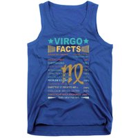 Virgo Facts 1 Awesome Zodiac Sign Vintage Retro Gift Tank Top