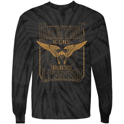 Valkyrie F6 1520cc Motorcycle Legend Biker Tie-Dye Long Sleeve Shirt