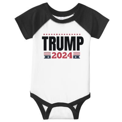 Vote Felon 2024 Trump 2024 Infant Baby Jersey Bodysuit