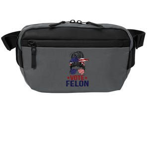 Vote Felon 2024 President Trump 45 47 Vote For The Felon Crossbody Pack