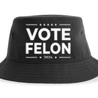 Vote Felon 2024 45 And 47 Sustainable Bucket Hat