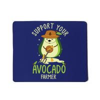 Vegan Food And Avocado Lover Or Guacamole Or Avocado Farmer Mousepad