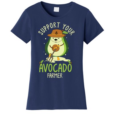 Vegan Food And Avocado Lover Or Guacamole Or Avocado Farmer Women's T-Shirt