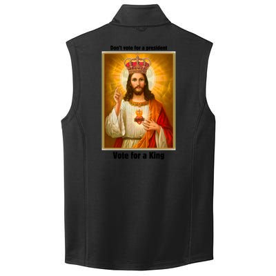 Vote For A King Jesus 2024 Collective Smooth Fleece Vest