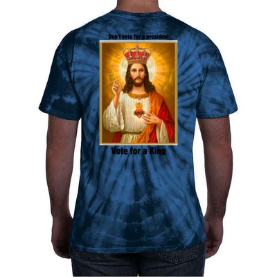 Vote For A King Jesus 2024 Tie-Dye T-Shirt