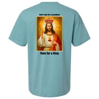 Vote For A King Jesus 2024 Sueded Cloud Jersey T-Shirt