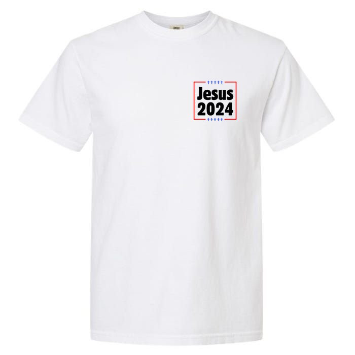 Vote For A King Jesus 2024 Garment-Dyed Heavyweight T-Shirt