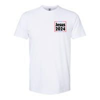 Vote For A King Jesus 2024 Softstyle CVC T-Shirt