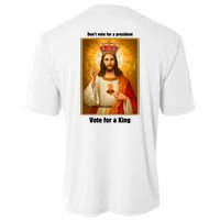 Vote For A King Jesus 2024 Cooling Performance Crew T-Shirt