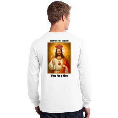 Vote For A King Jesus 2024 Long Sleeve Shirt