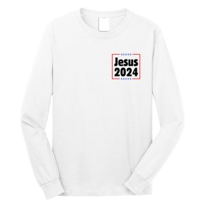 Vote For A King Jesus 2024 Long Sleeve Shirt