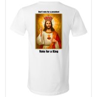 Vote For A King Jesus 2024 V-Neck T-Shirt