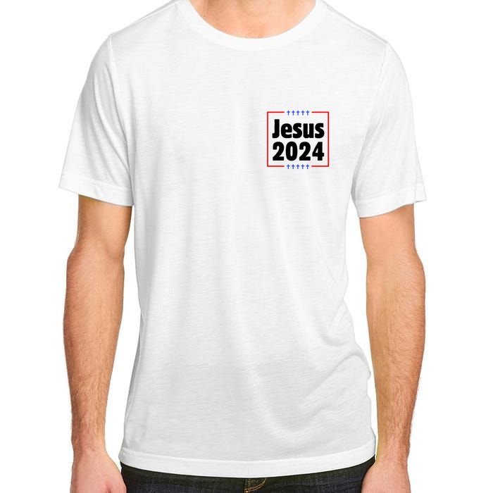 Vote For A King Jesus 2024 Adult ChromaSoft Performance T-Shirt