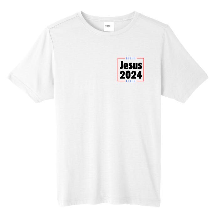 Vote For A King Jesus 2024 Tall Fusion ChromaSoft Performance T-Shirt