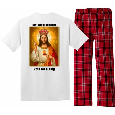 Vote For A King Jesus 2024 Pajama Set