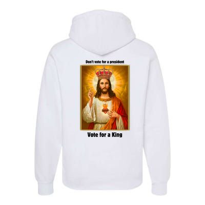 Vote For A King Jesus 2024 Premium Hoodie